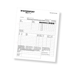 Contrat de location pour ski et snowboard